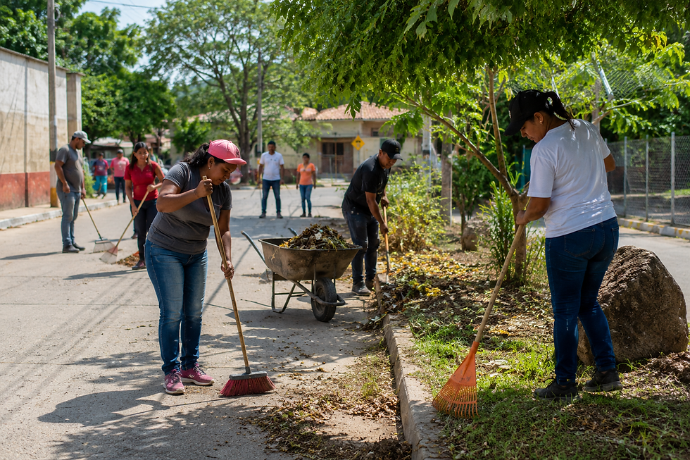 Vecinos de Asunción Mita se organizan para mejorar espacios comunitarios en cierre de abril
