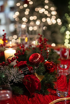 Holiday party Setting