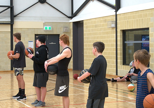 Basketball practice