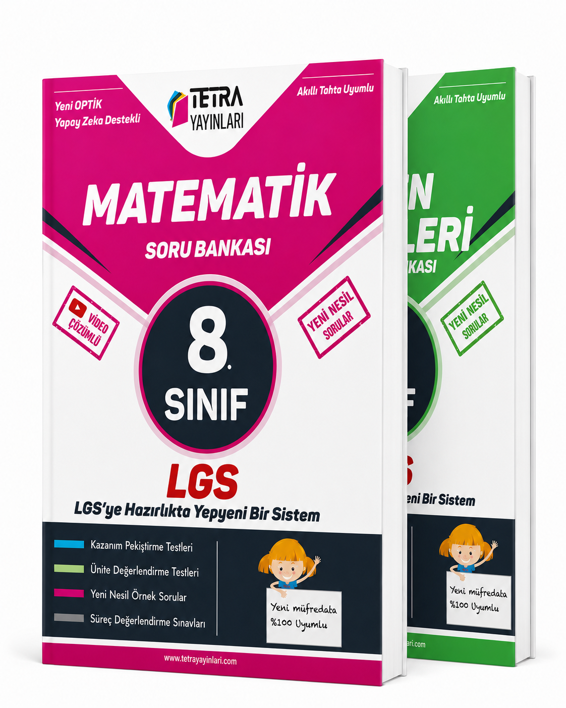 8. Sınıf LGS Matematik ve Fen Bilimleri Soru Bankası Seti – Tetra Yayınları