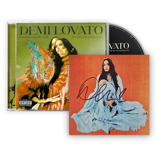 Demi Lovato - CD Autografado Dancing With The DevilThe Art Of