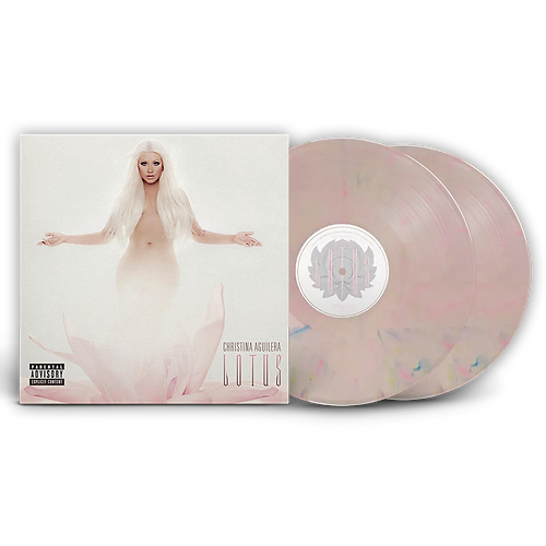 Christina Aguilera - 2x LP Lotus Limitado Rosa Branco Vinil