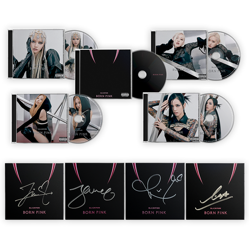 Blackpink - 5x CD + 4x Cards Autografado Born Pink | Mistura POP