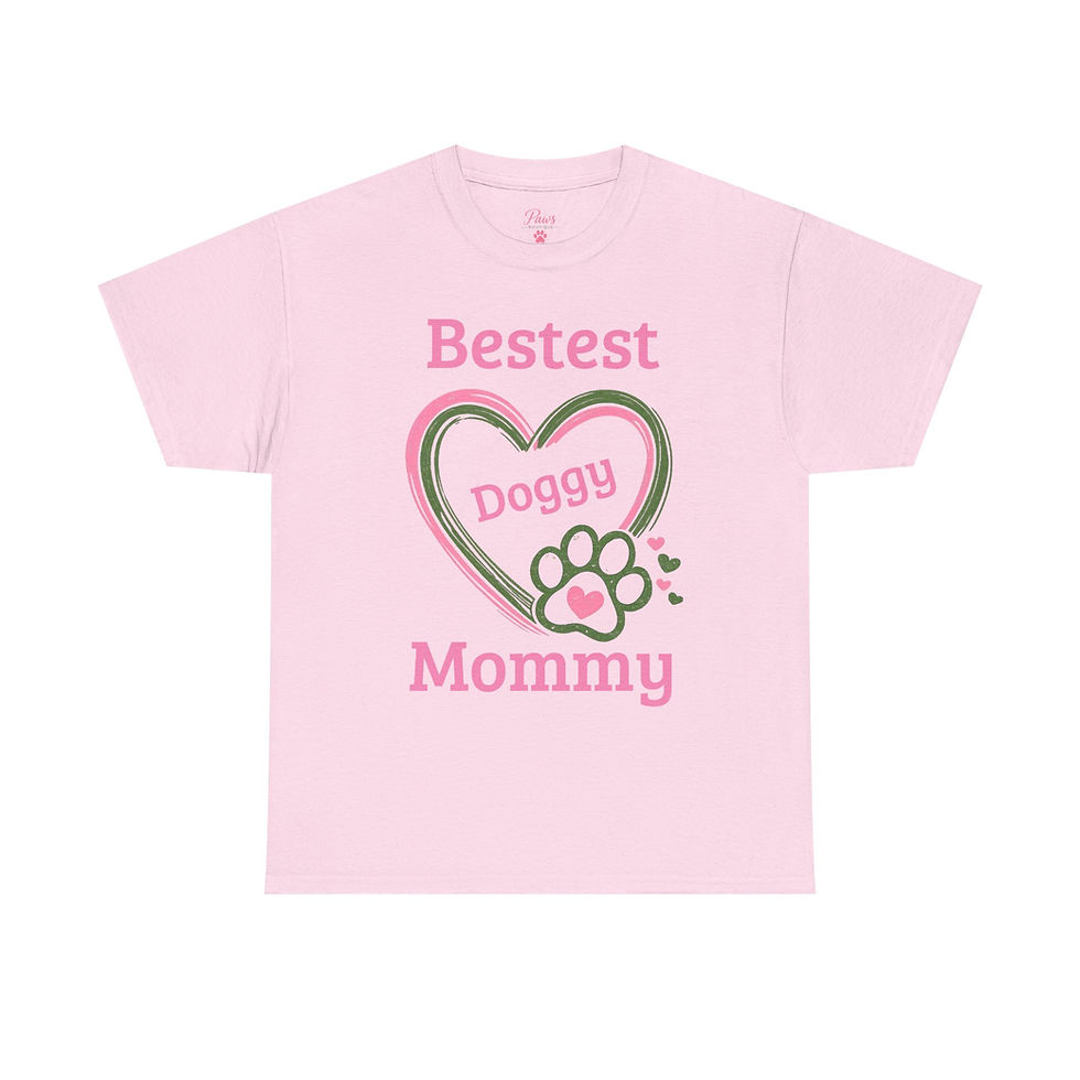 Thumbnail: Bestest Doggy Mommy Unisex Tee / Dog Mom Shirt
