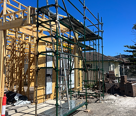 A residential Carlton Scaffolding Hire Project