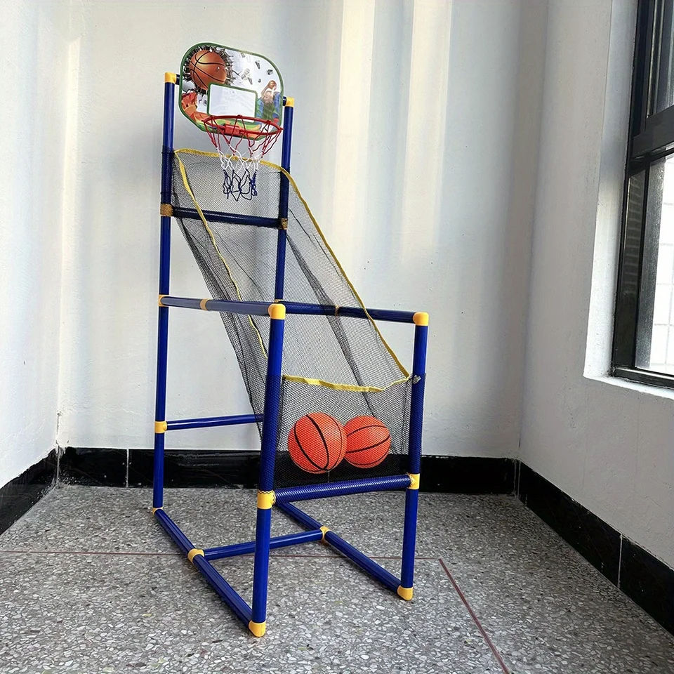 Enjoyable Arcade Basketball Game Set Indoor Outdoor Dual Play Easy Setup with P
