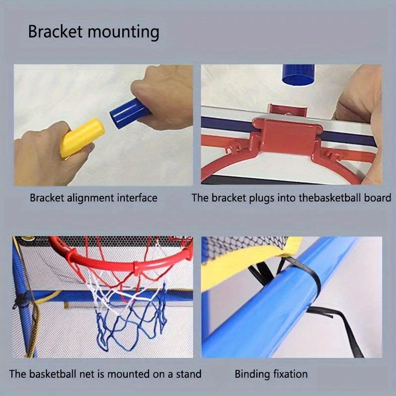 Thumbnail: Enjoyable Arcade Basketball Game Set  Indoor Outdoor Dual Play Easy Setup with P