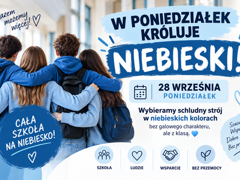 Cała szkoła na niebiesko