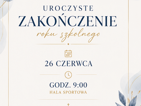 Zakończenie roku szkolnego