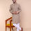 Thumbnail: Men's Solid Khadi Cotton Grey Kurta
