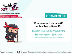 Financement de la VAE par les Transitions Pro : ce que change le décret du 27 juillet 2026