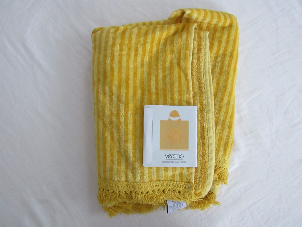 Thumbnail: Verano - Kids Hooded Beach Towel - Sunshine