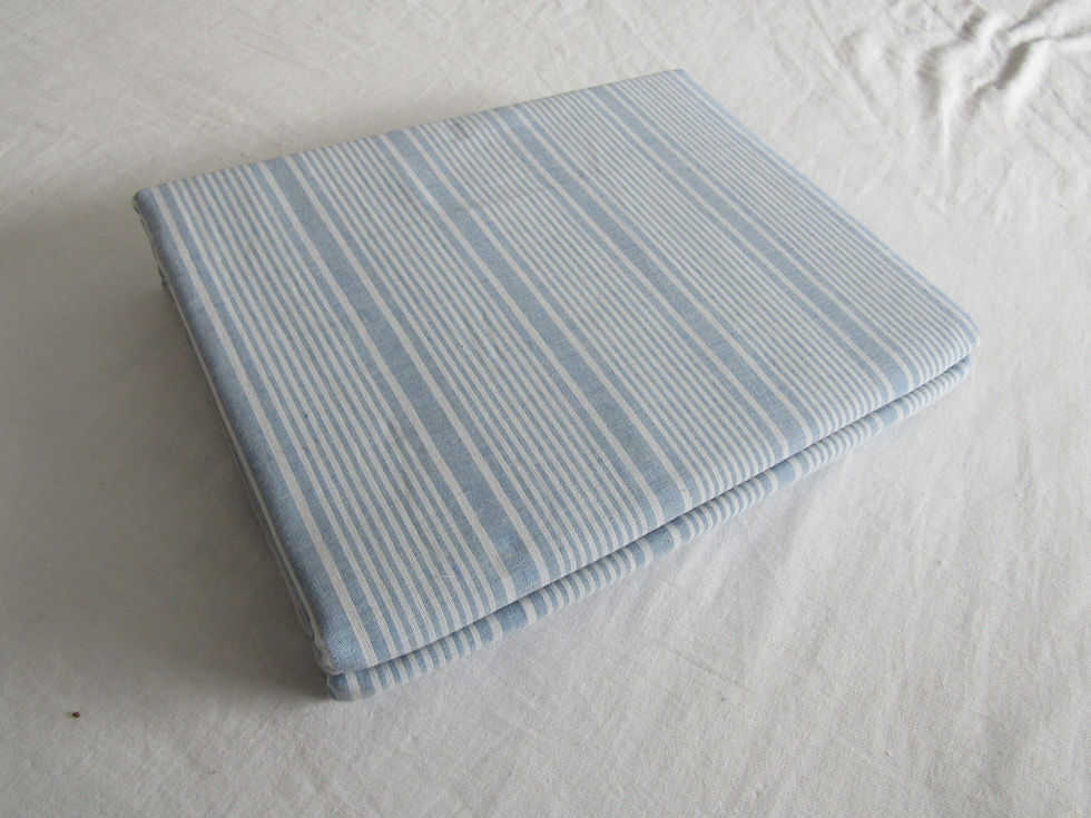 Thumbnail: Fieldcrest Naturals - Cotton Duvet Cover Set - Queen - 80% Cotton - Blair