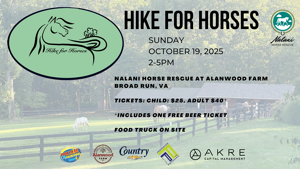 Hike for Horses Fall of 2025