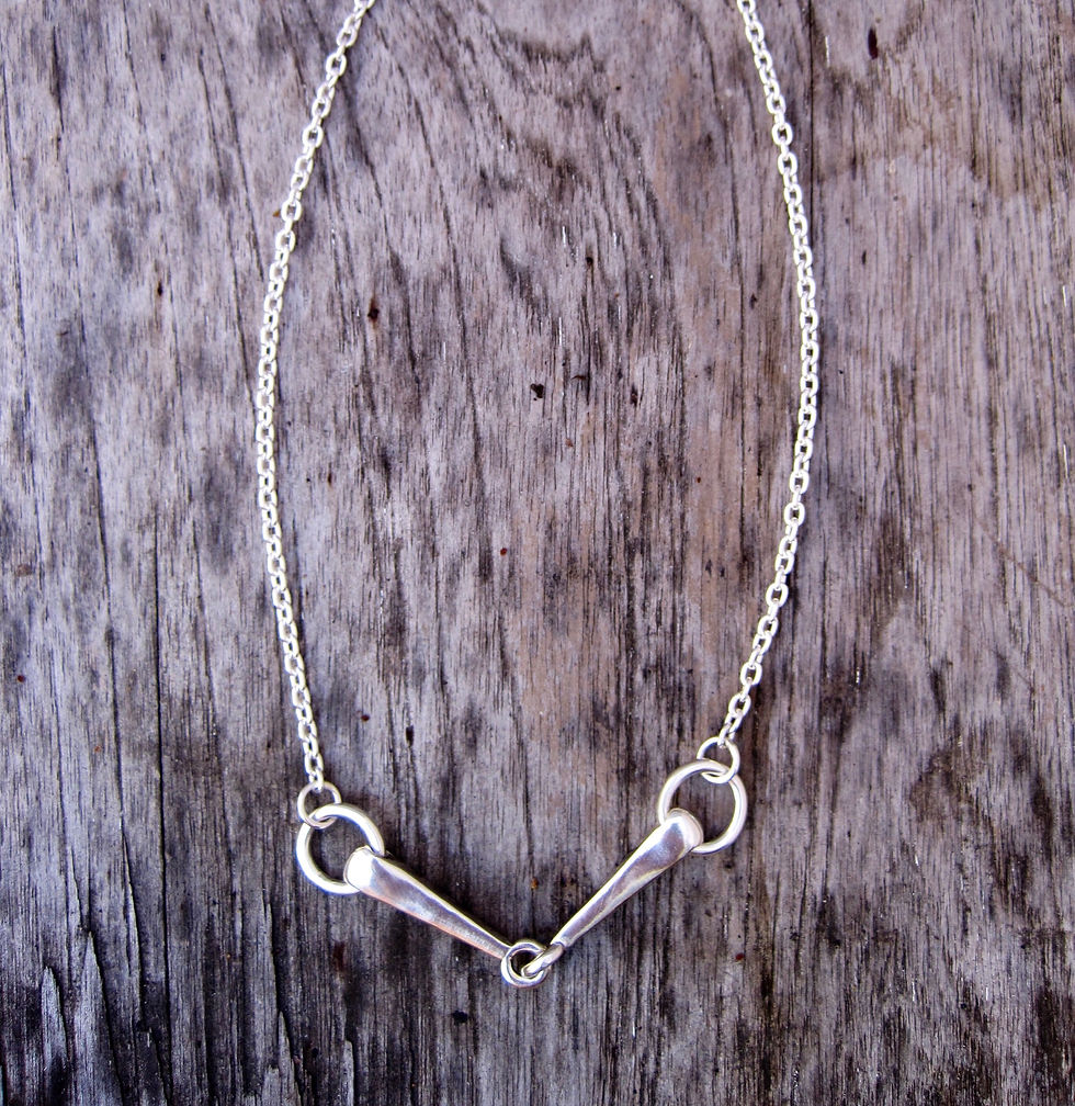 Horse “bit” necklace