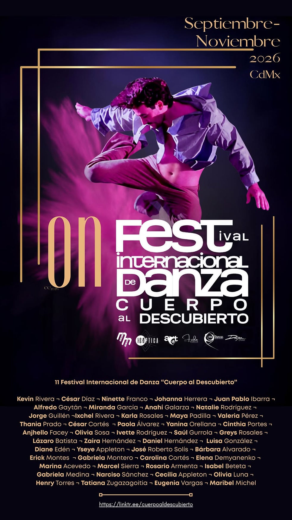 El arte del solo dancístico llega a la CDMX: Guía del 11° Festival Internacional de Danza 'Cuerpo al Descubierto'