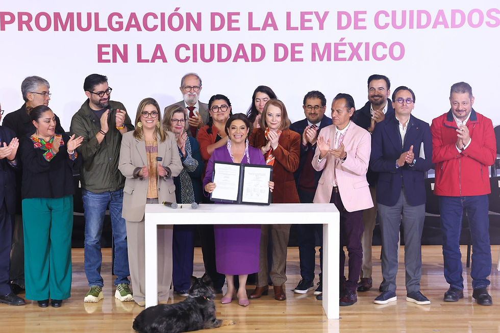 Promulgación de la ley de cuidados en CDMX