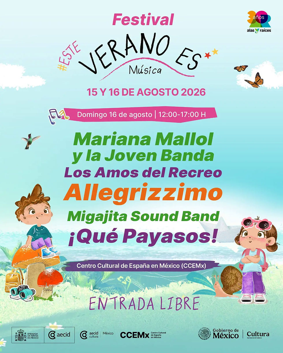 #EsteVeranoEs_Música 2026: Conciertos infantiles y homenaje al son jarocho en el CCEMx