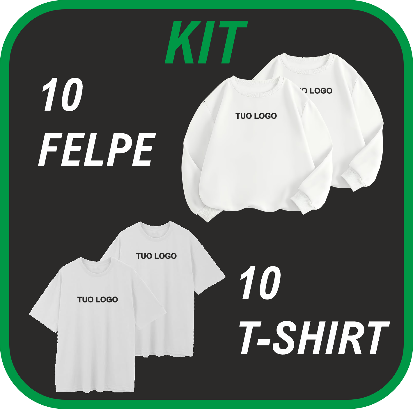 Starter 10 Felpe + 10 t-Shirt