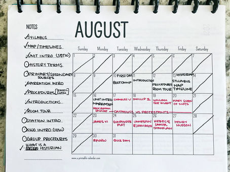 Lesson Planning: What do I use to sit down & plan