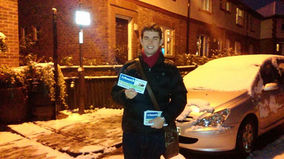 Campaigning in the Snow!