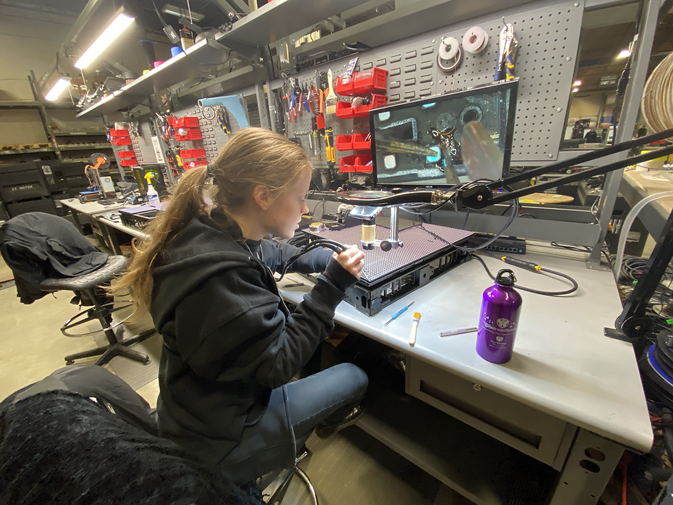 Shop Work- Soldering Pixels