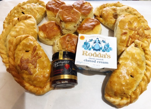 Arranged Food and Objects