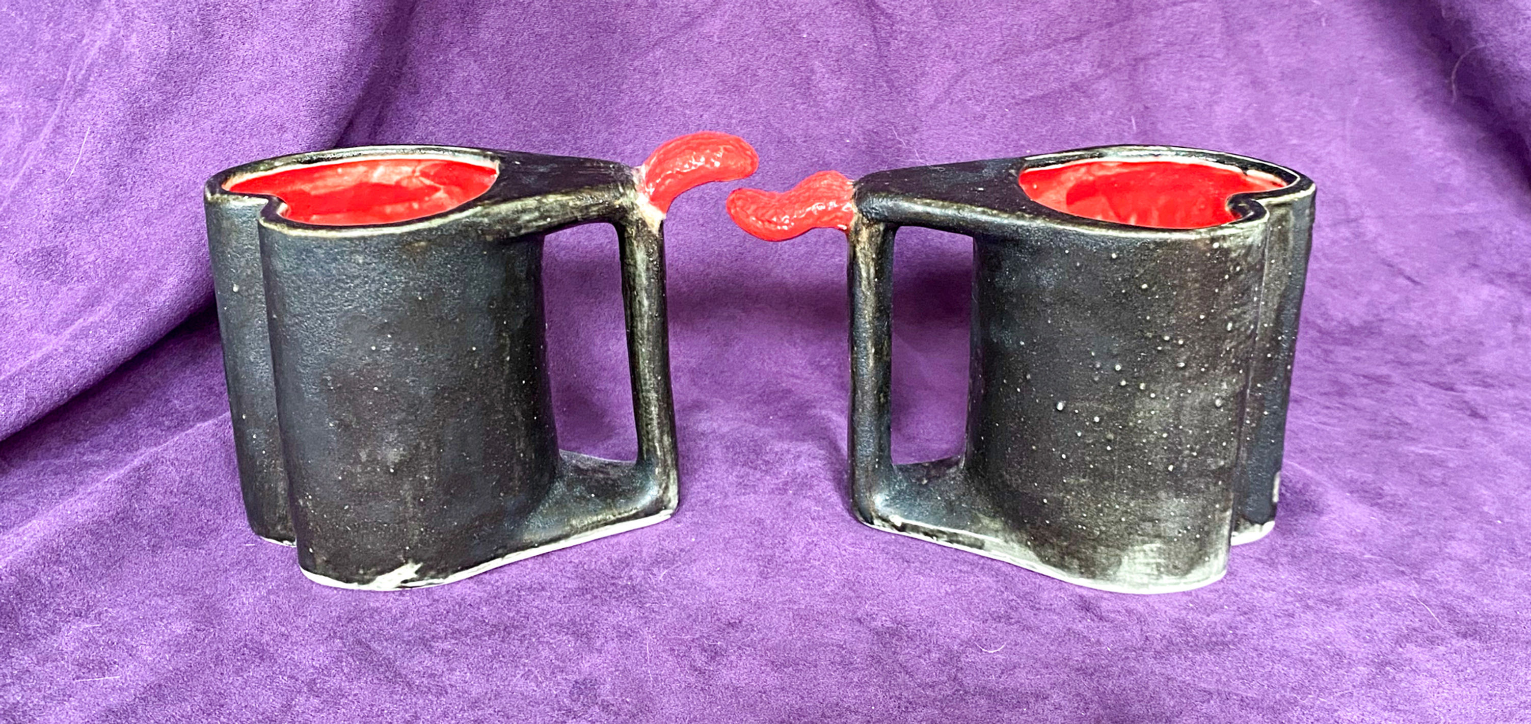 Licking Lovers couples mugs