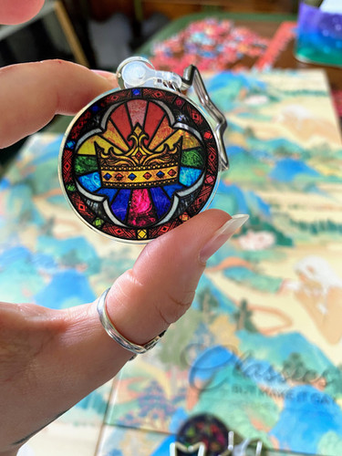 Stained Glass Keychain | Nova and Mali