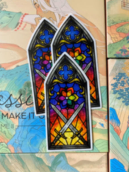 Stained Glass Sticker