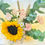 Thumbnail: Golden Blossom -  Sunflowers with Spray Carnations Bouquet
