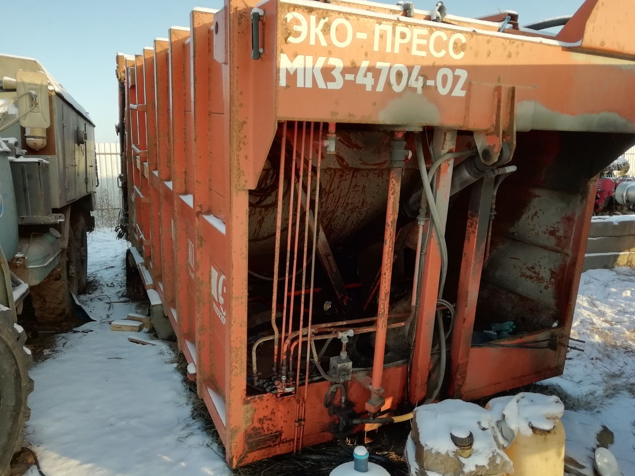 установка мусоровоз