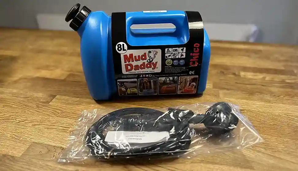 Mud Daddy portable dog shower