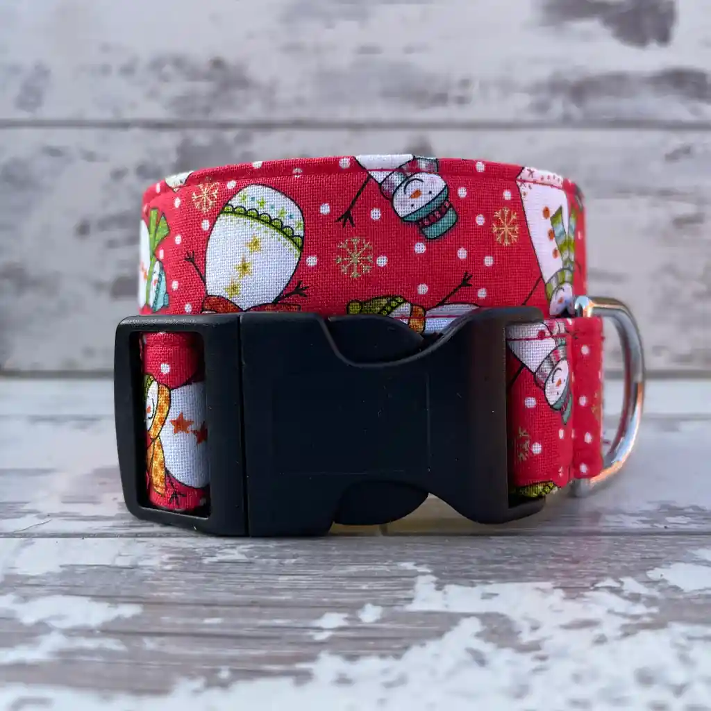 The Black Dog Co Christmas Dog Collar 