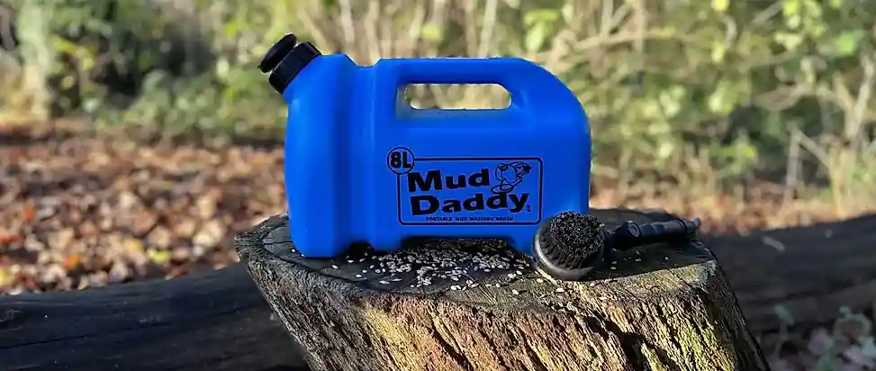 Blue 8l Mud Daddy portable dog washer