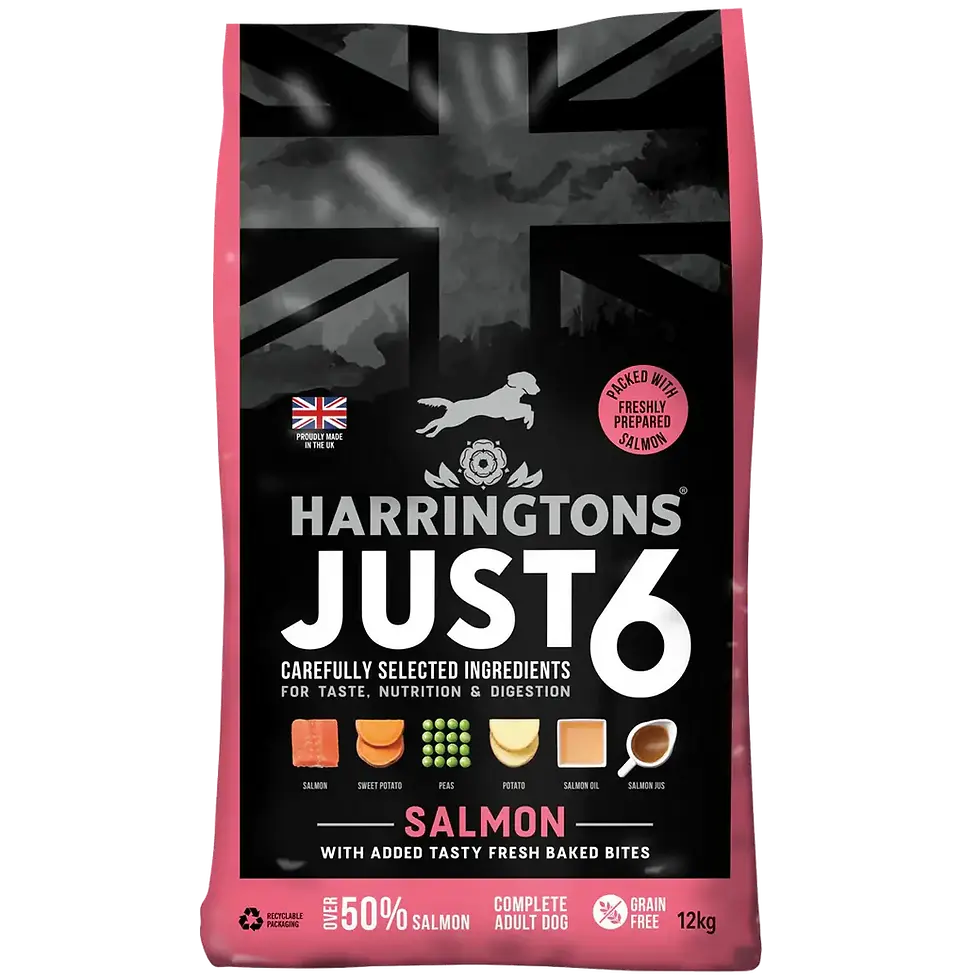Best Dog Foods With Salmon Oil - Harringtons Just 6 Salmon & Vegetables