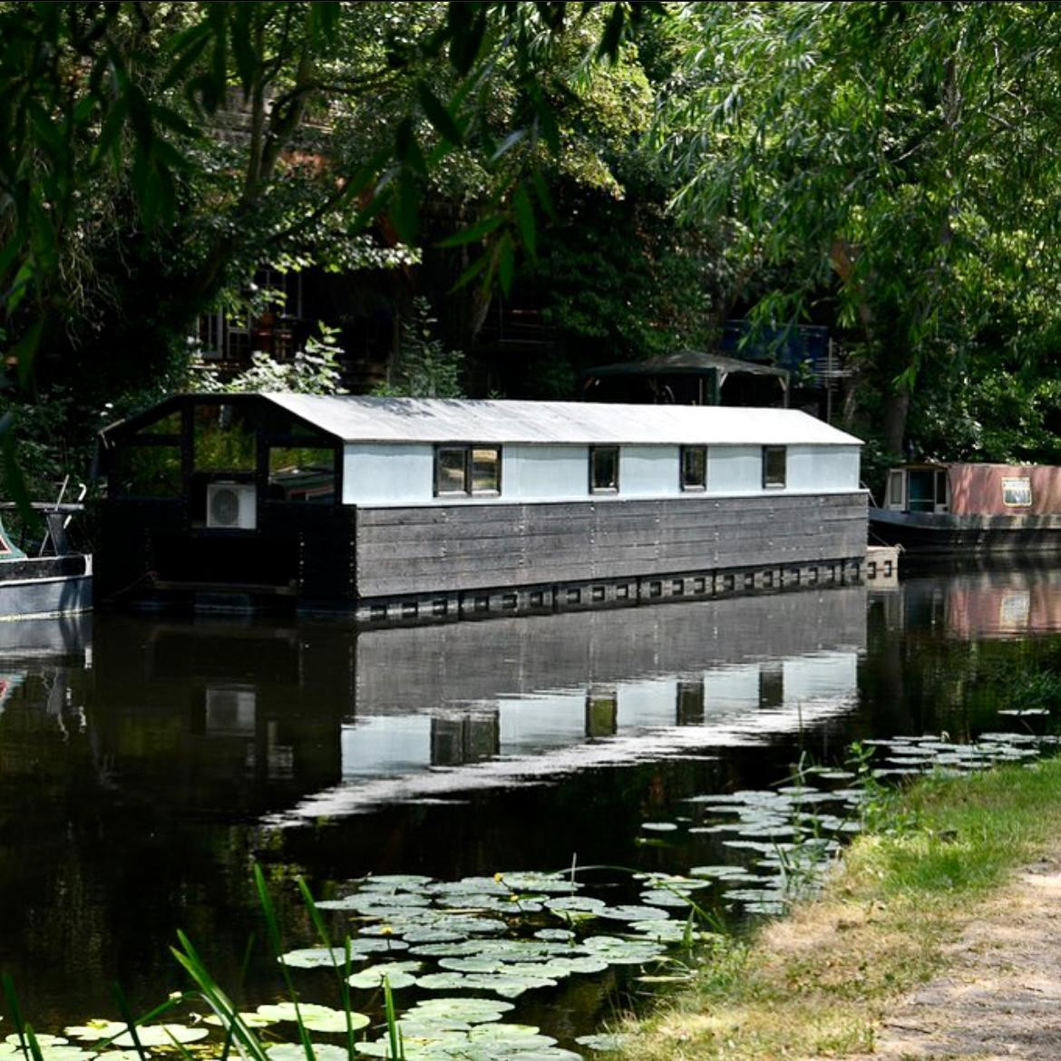 Floating House Base for Sale in the UK Houseboat Platforms and