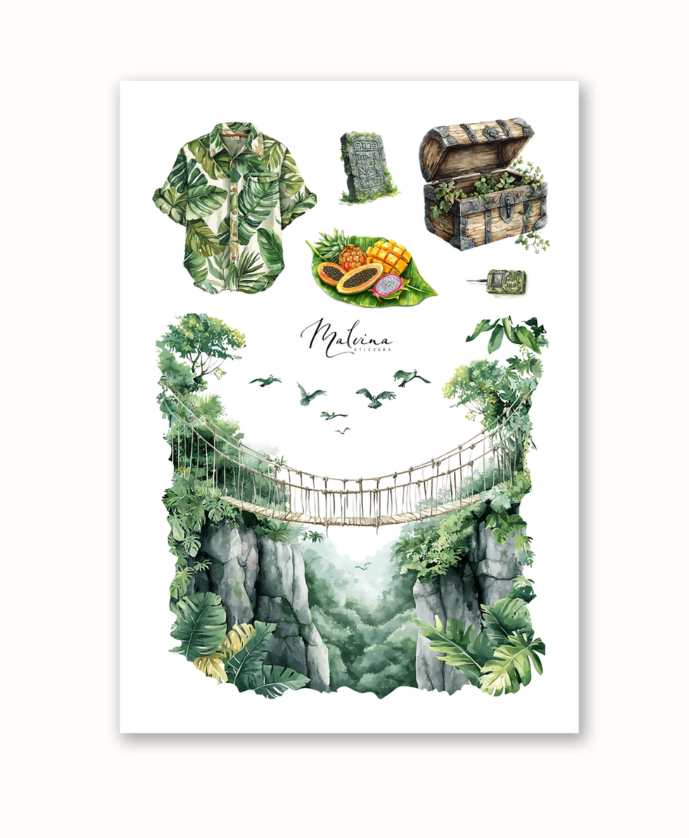 Стікери Джунглі 13