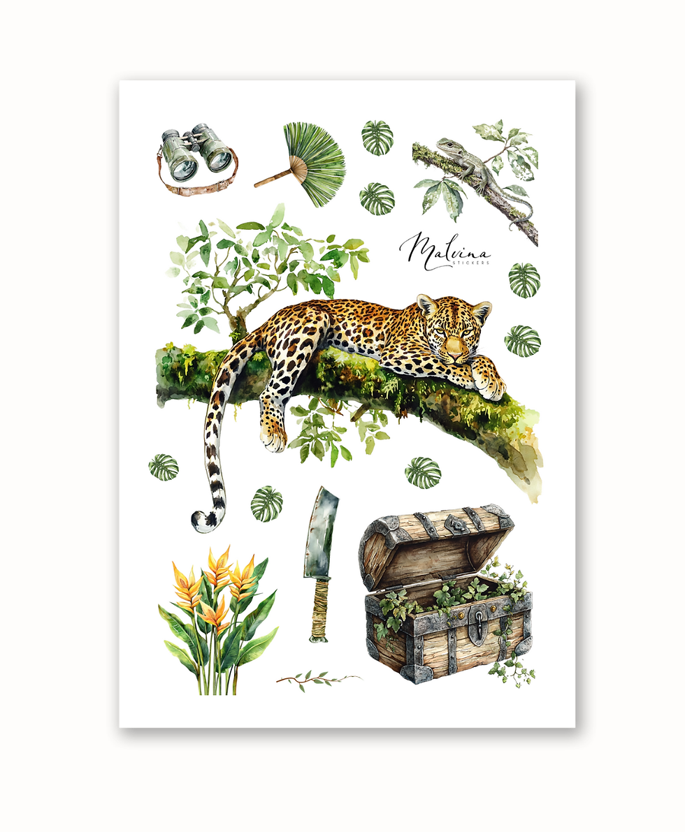 Стікери Джунглі 10