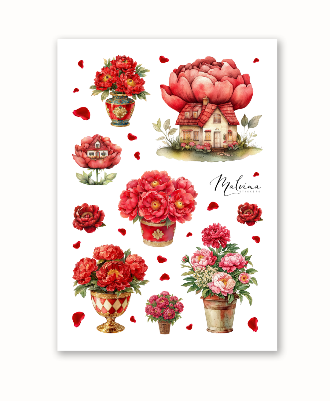 Стікерпак Квітковий світ 27