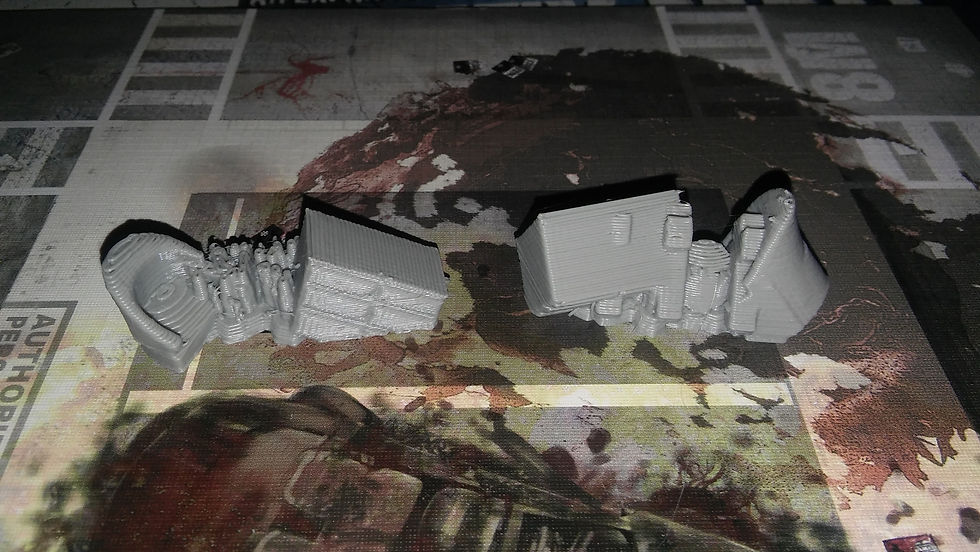 Thumbnail: Zombicide Toxic City Mall Barricades 8 pc set