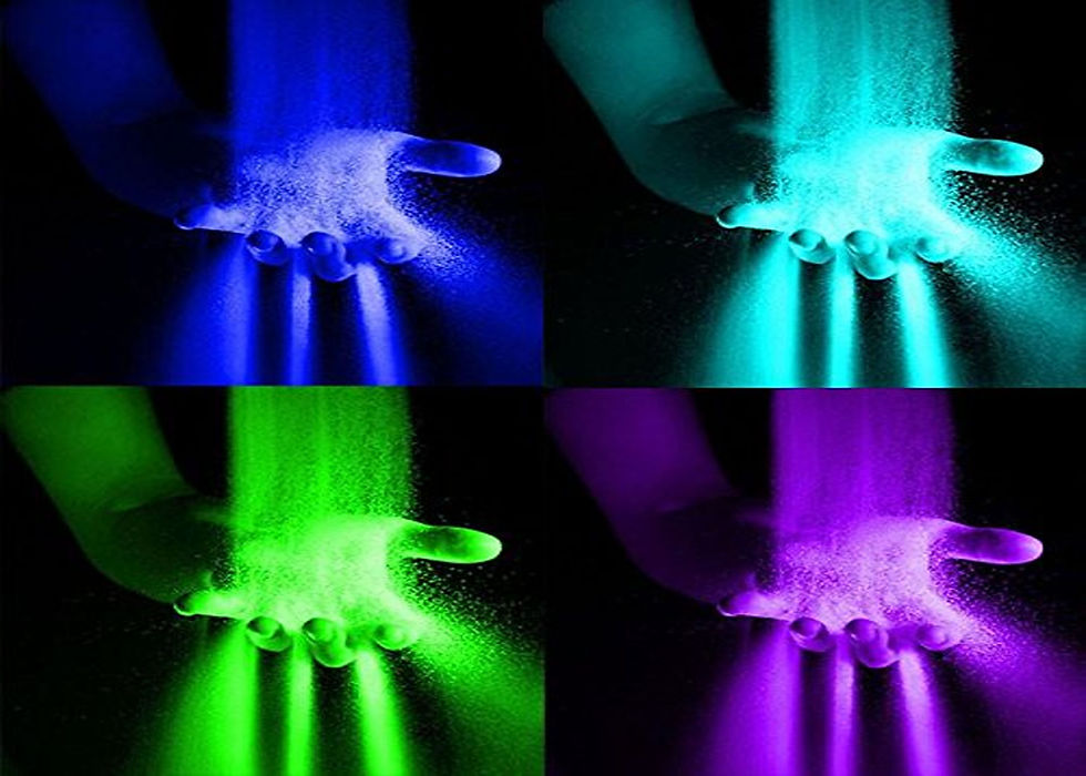 Glow in dark colours