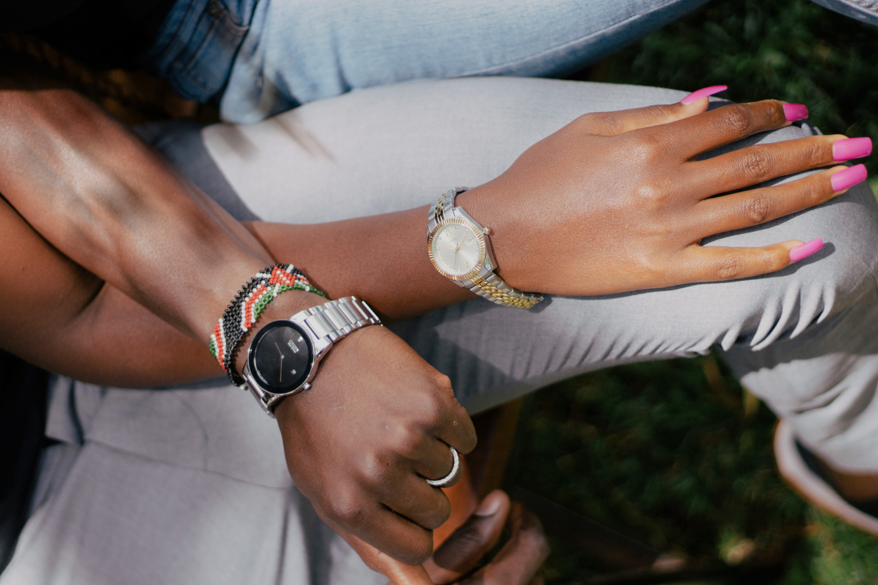 Seiko men's and ladies watches