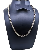 Men's Silver Cable Chain 