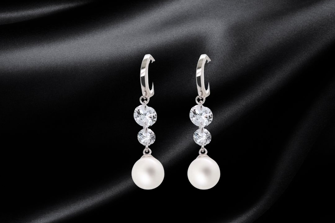 Imperial Elegance Pearl Drop Earrings