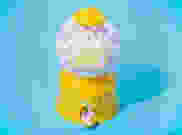 yellow candy machine