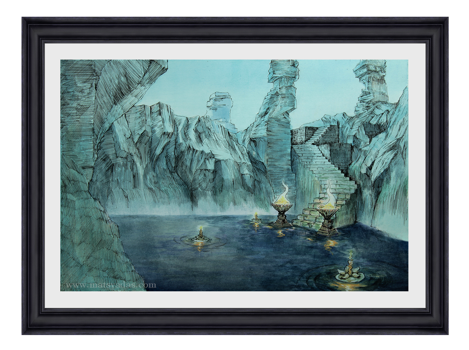 Lake of Rememberance - Original Painting, US$595,00