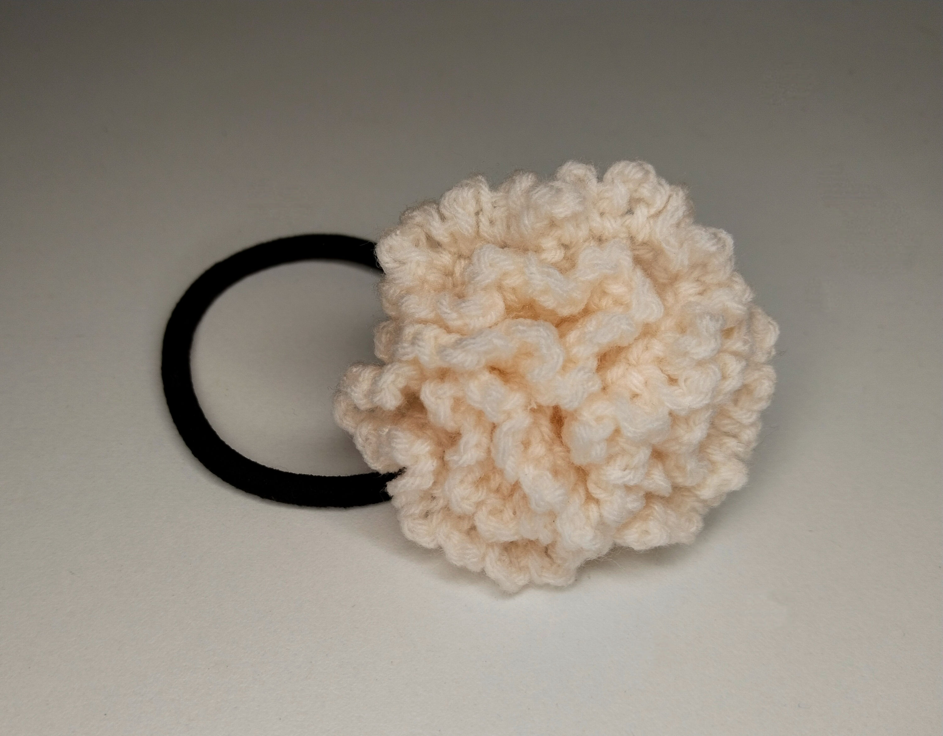 Crochet Carnation Hair Tie Pattern