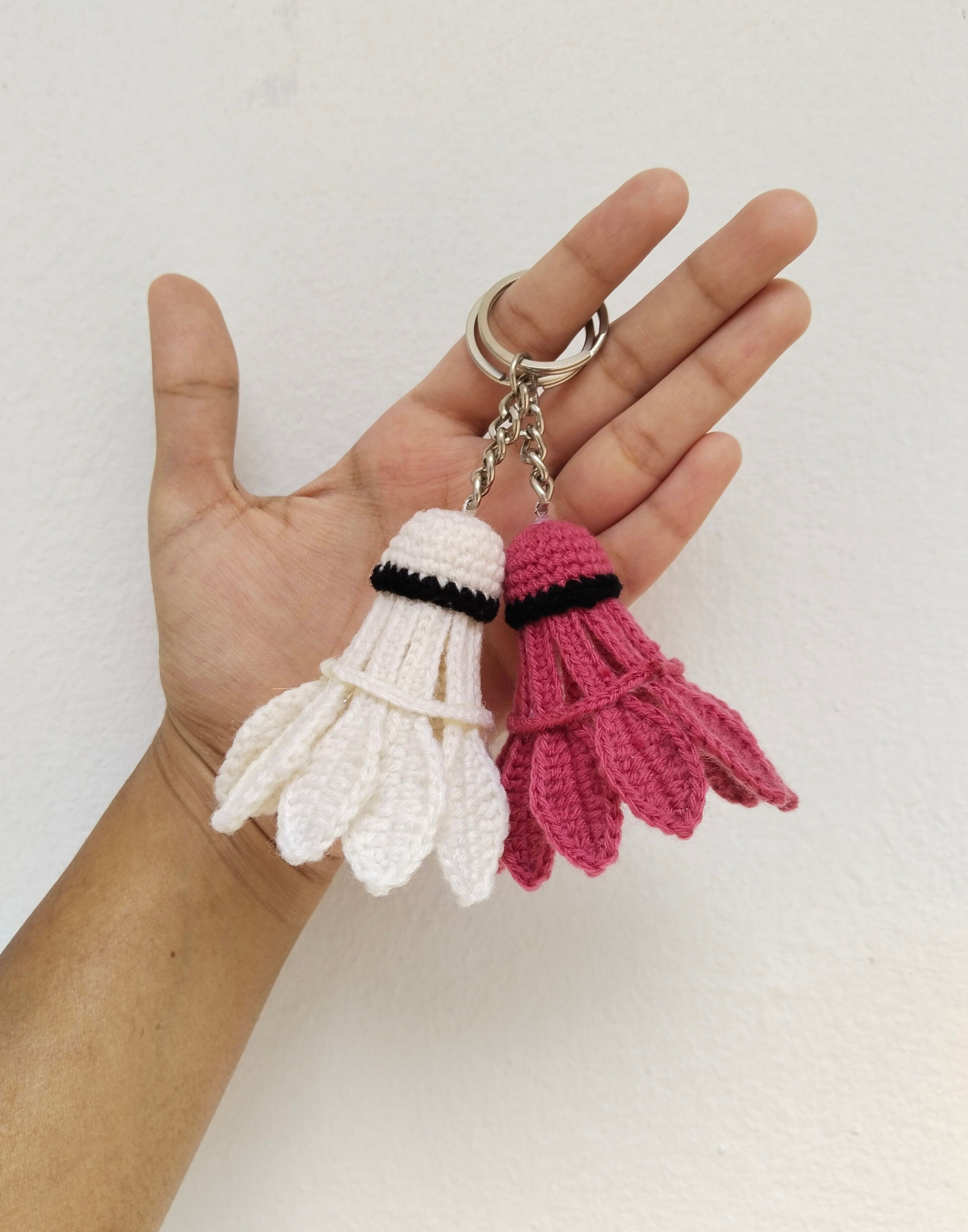 Shuttlecock Keychain Pattern