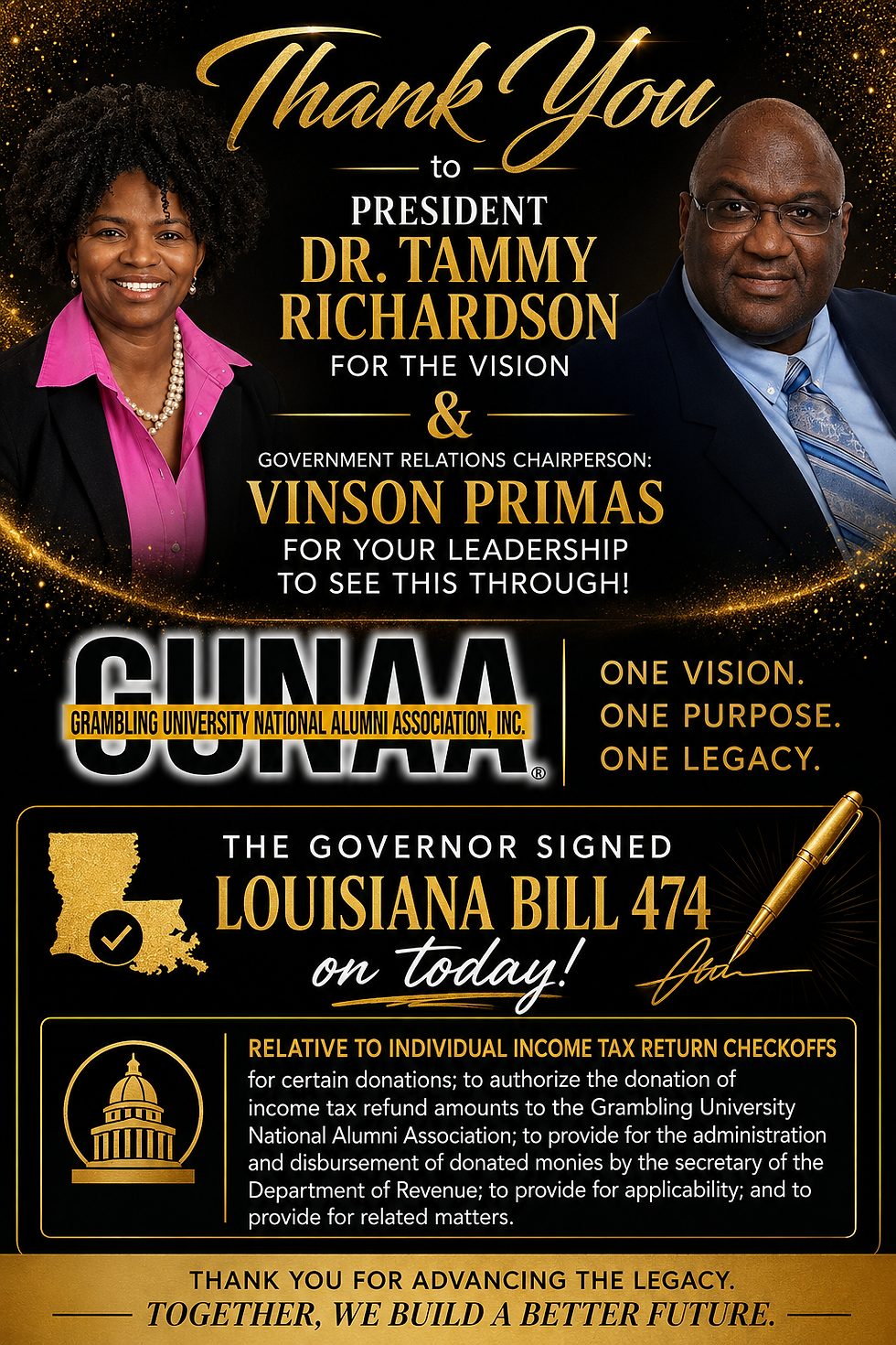 La. House Bill 474 Passed!